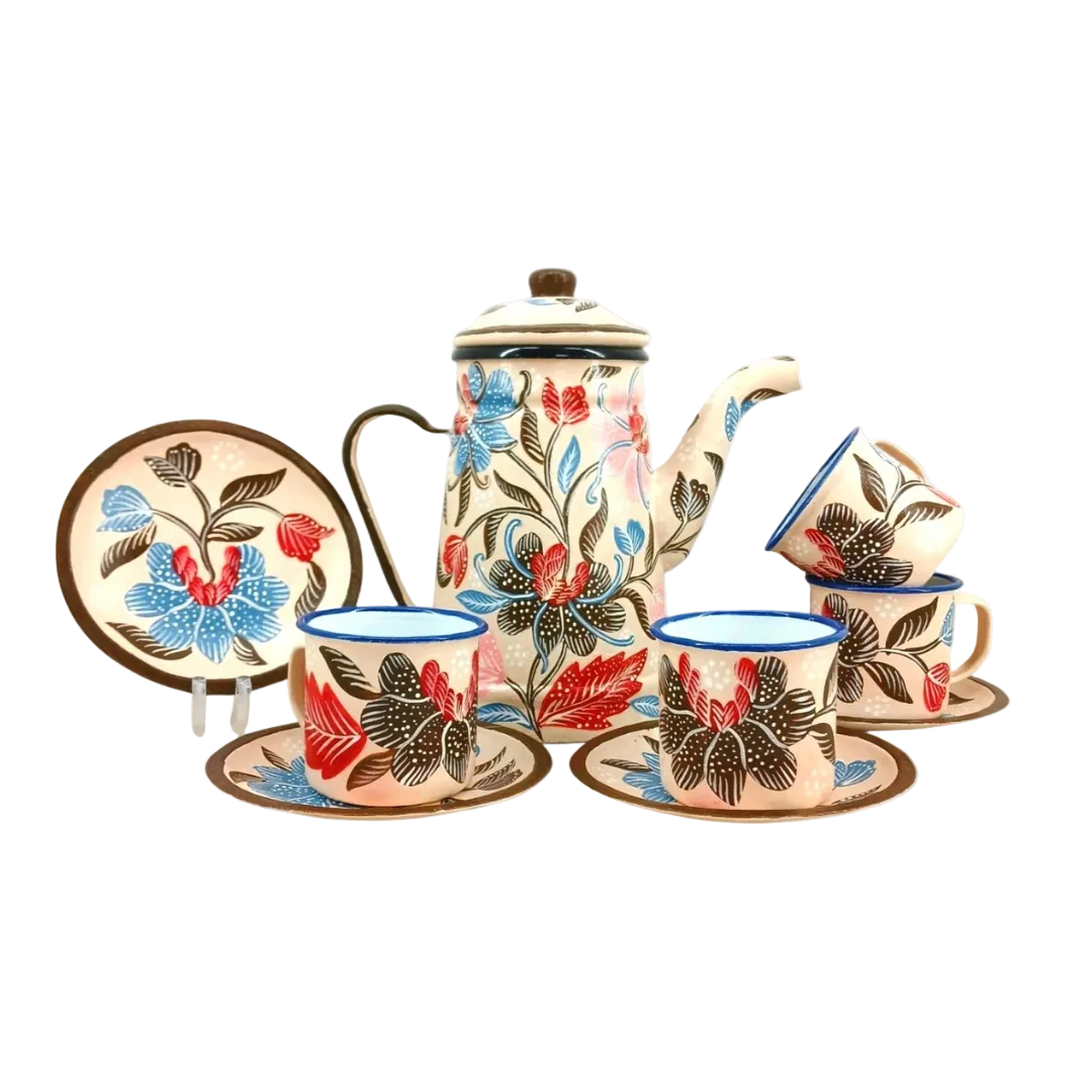 Harmony of Java Batik Tea Set
