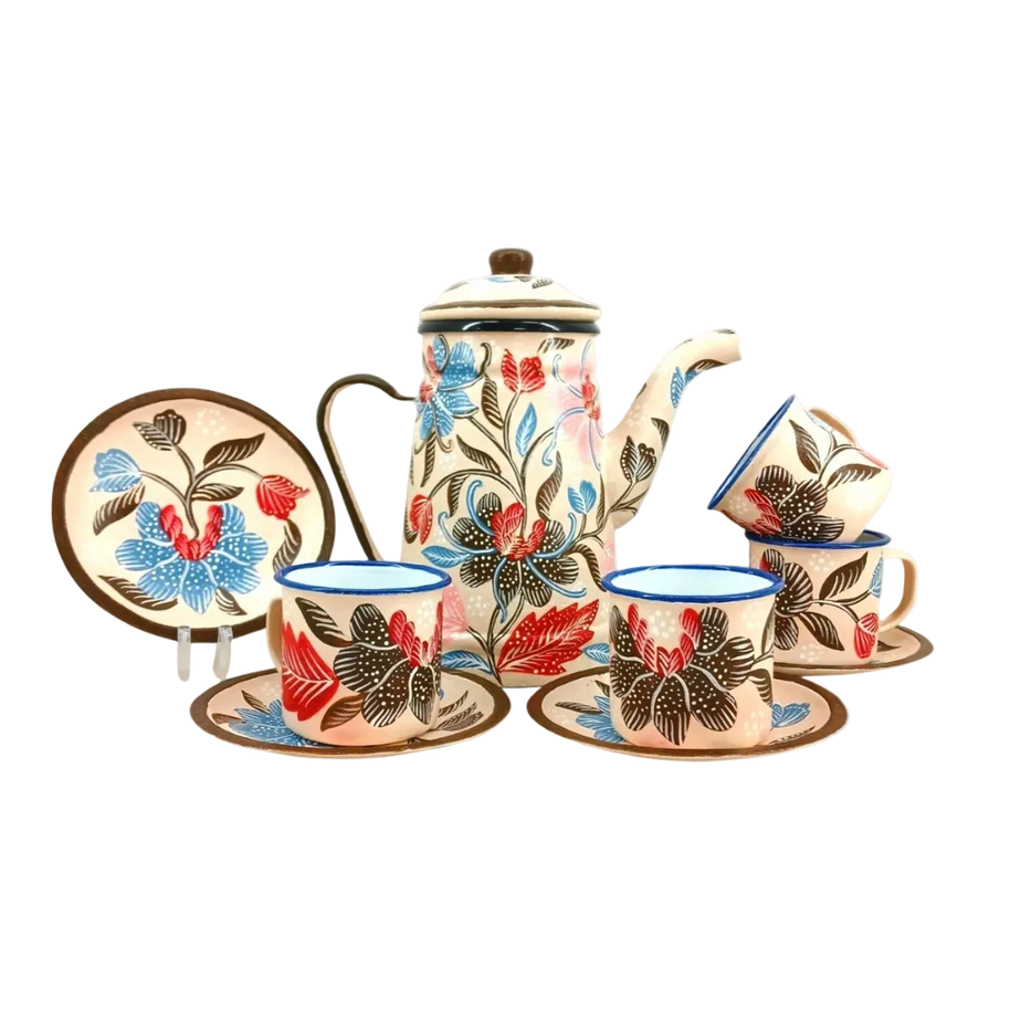 Harmony of Java Batik Tea Set