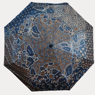 Handgefertigter Batik-Regenschirm – Standardgröße, authentisches indonesisches Design