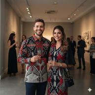 Sellena Long Tenun Kleid