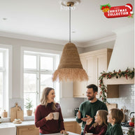 Raffia Boho Lampshade