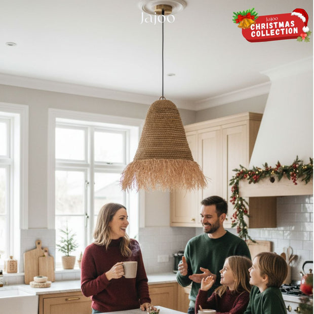 Raffia Boho Lampshade