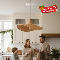Sayan Rattan Lampshade – Funnel-Shaped Pendant