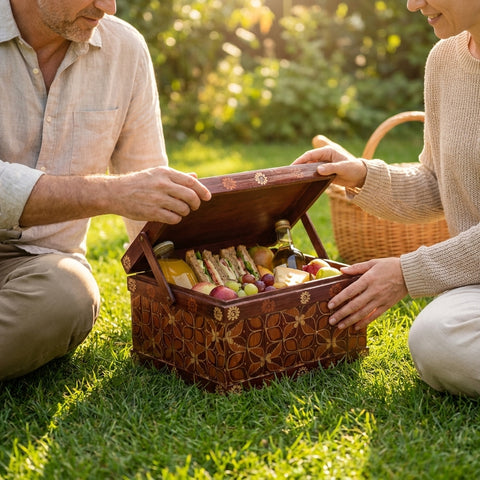 Picknick-Bambusbox