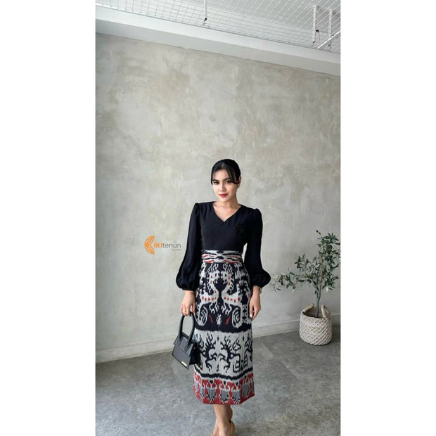Monna Dress Woven Cotton Hanmade