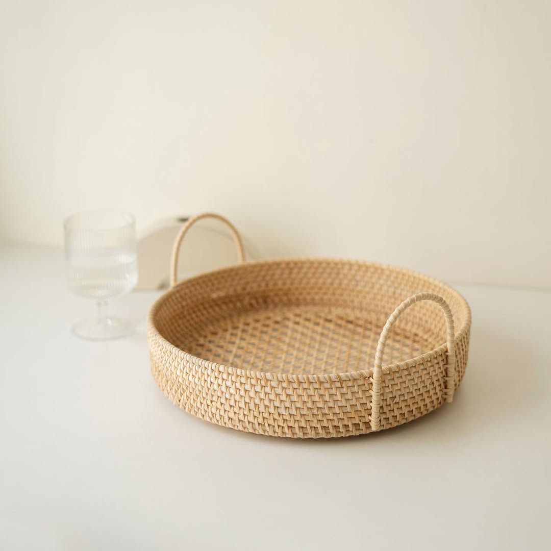 Rundes Tablett