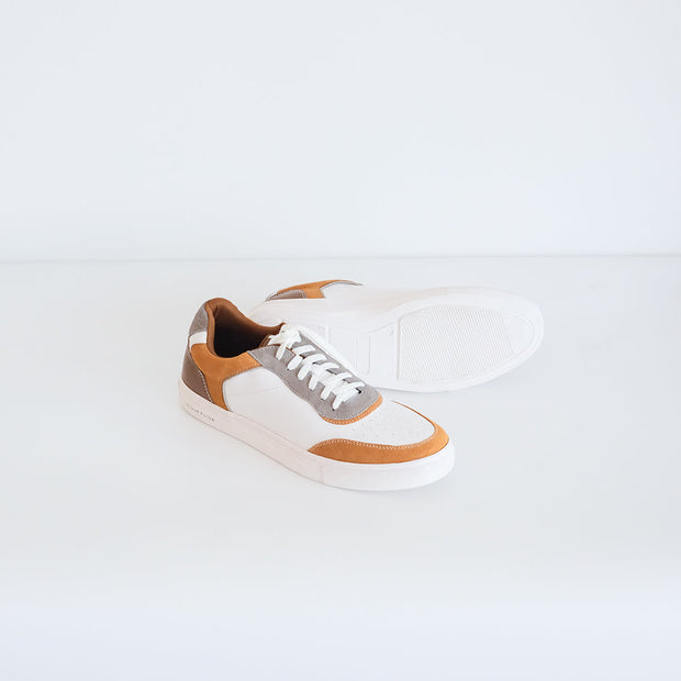 Ryota White Brown - Women Sneakers
