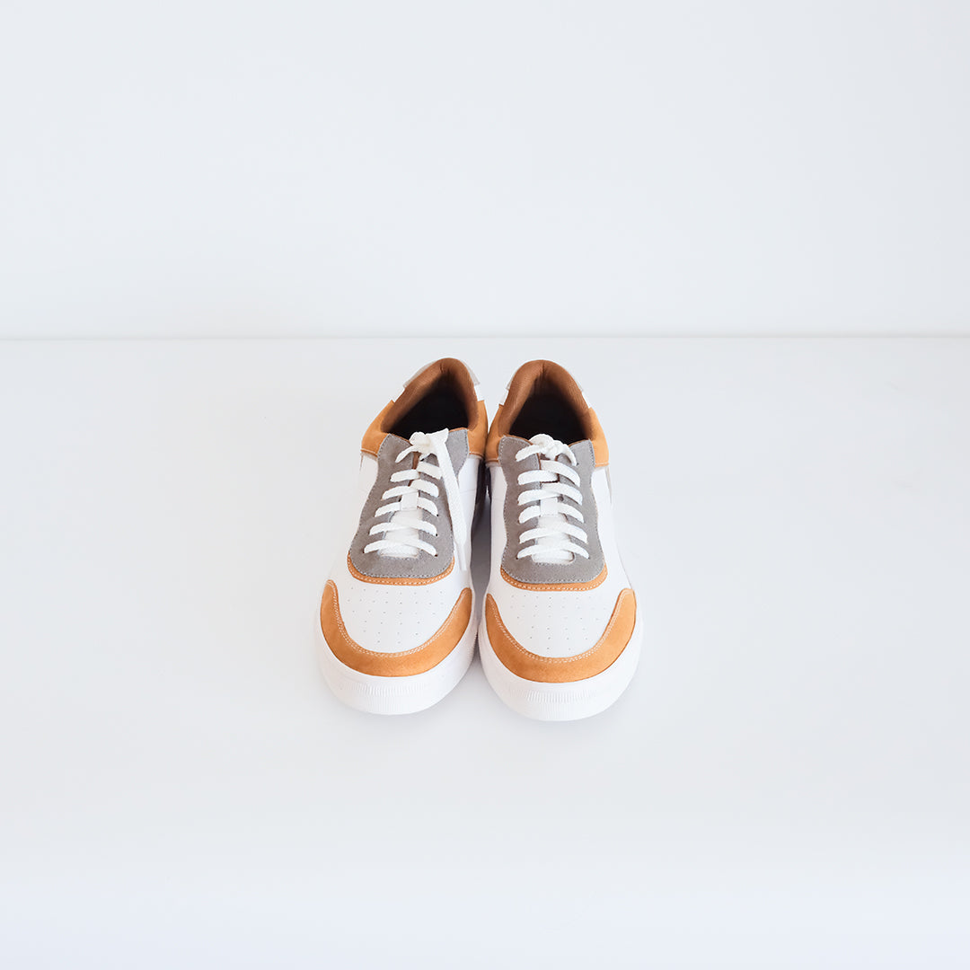 Ryota White Brown - Men Sneakers