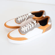 Ryota White Brown - Men Sneakers