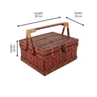 Besek — Javanische Bambus-Picknickbox