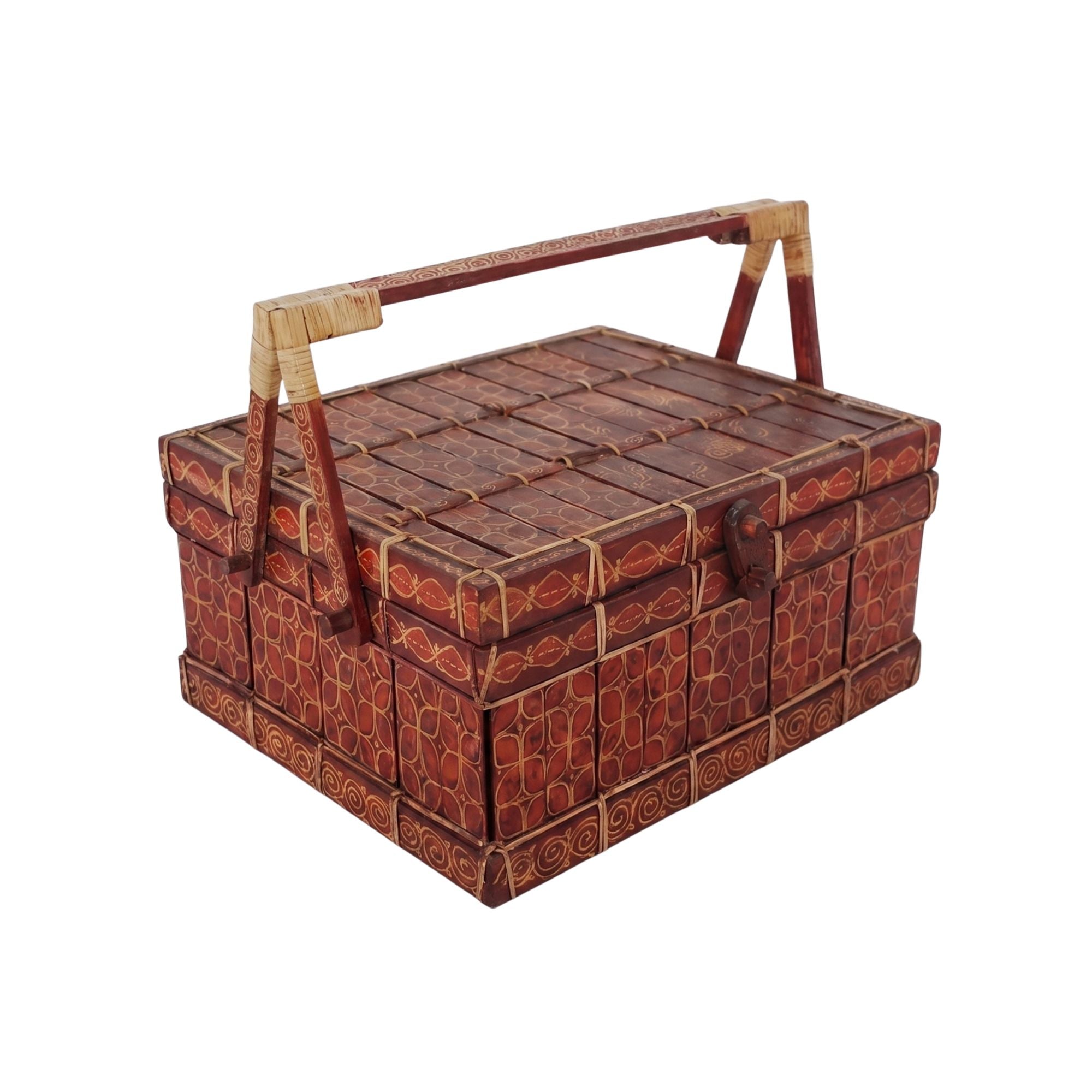Besek — Javanische Bambus-Picknickbox