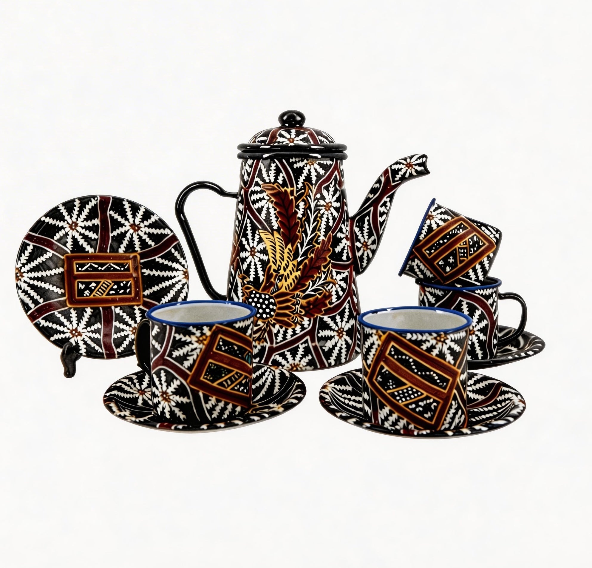 Harmony of Java Batik Tea Set