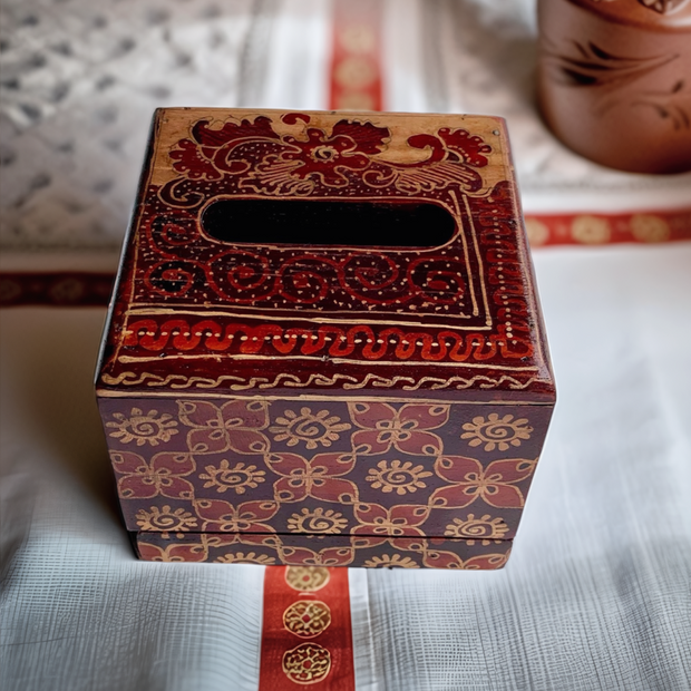 Quadratische Taschentuchbox
