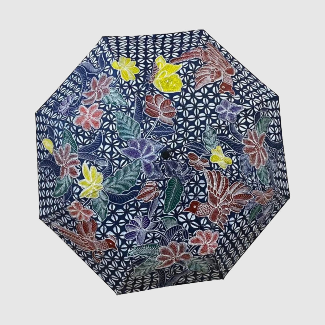 Payung Lipat Lukis Batik – handbemalter Regenschirm