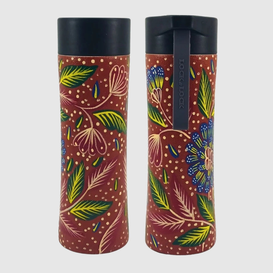 Handbemalte Batikflasche – 400 ml