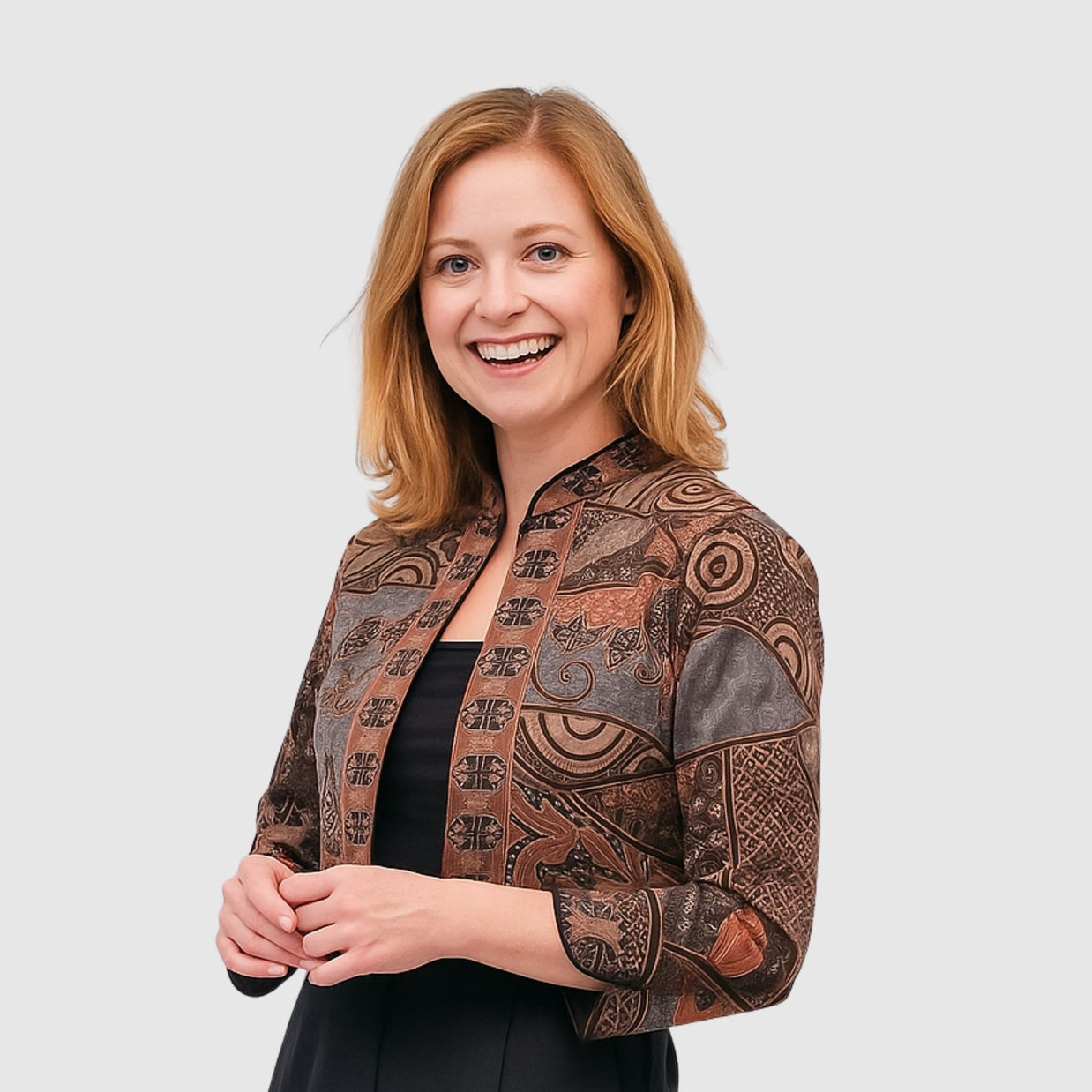 Kichi Batik Kiandra LS Blazer