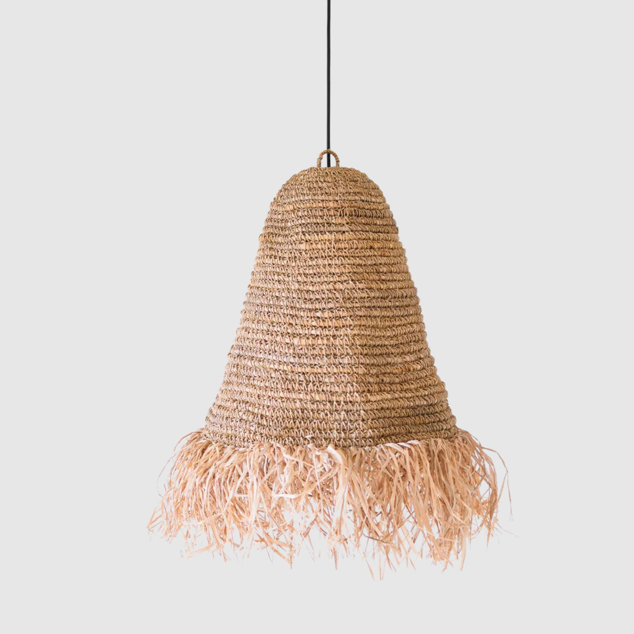 Raffia Boho Lampshade