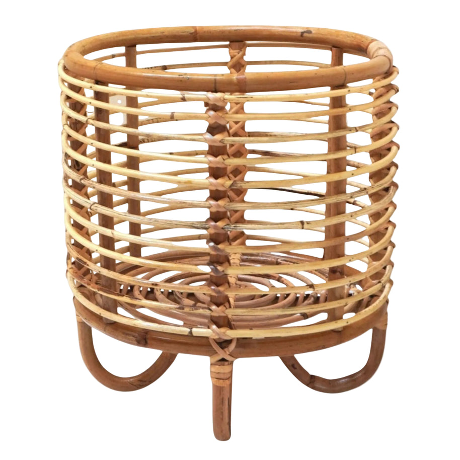 Malang Rattan Plant Stand – Beige