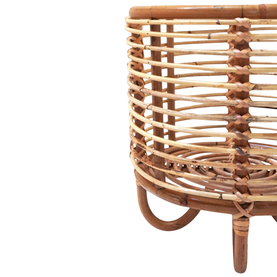 Malang Rattan Plant Stand – Beige