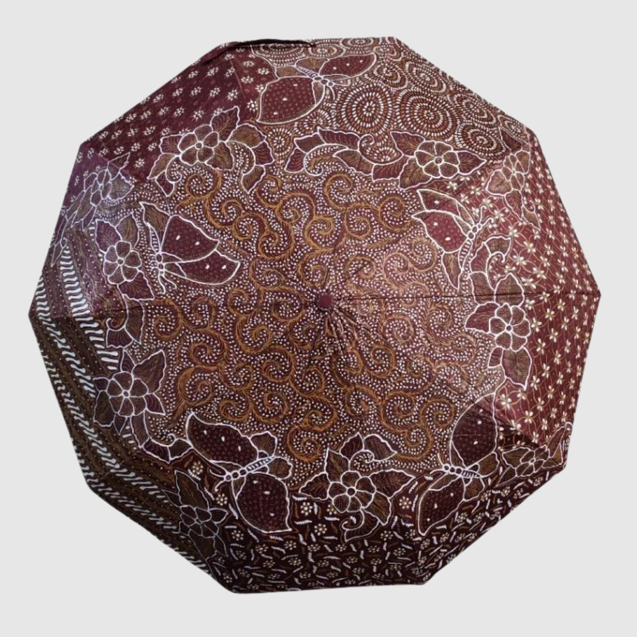 Jumbo-Regenschirm mit Batikmuster