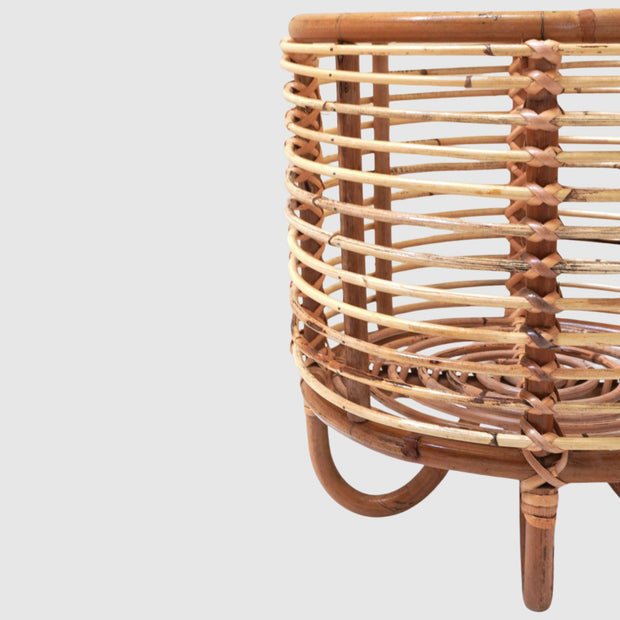 Malang Rattan Plant Stand Beige