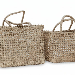 Moyo Woven Seagrass Beach Bag
