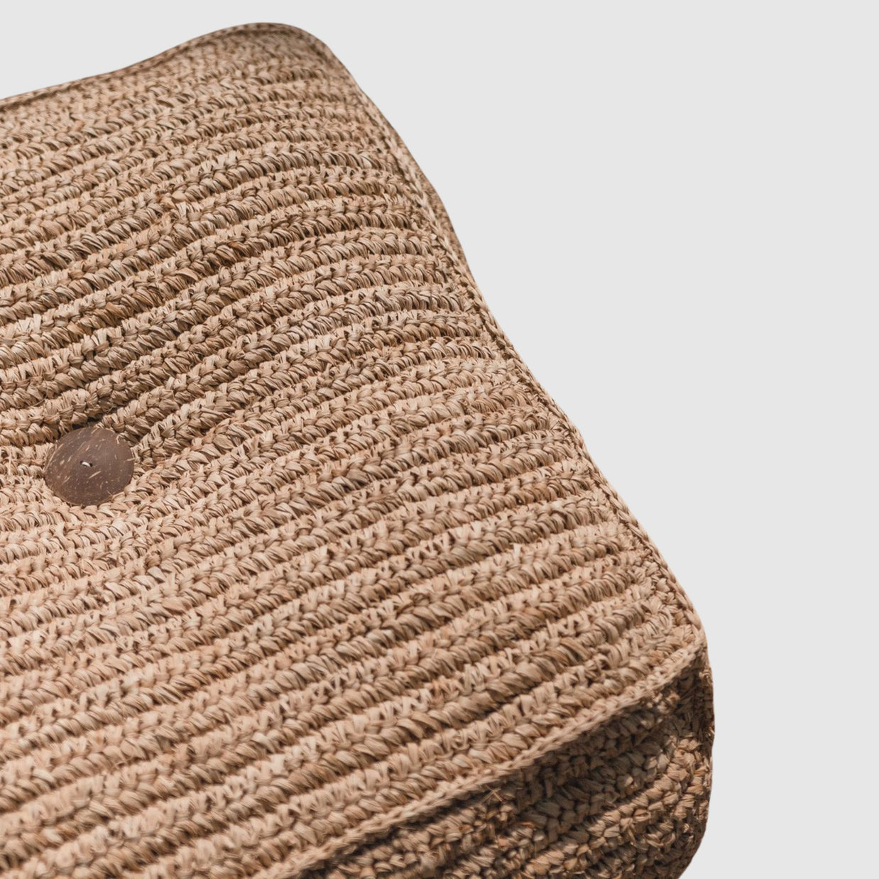 Padar Raffia Bean Bag Pouf