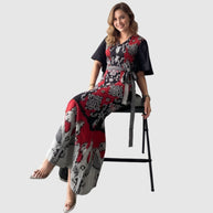 Sellena Long Tenun Kleid