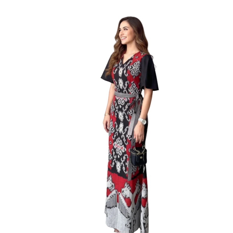 Sellena Long Tenun Dress