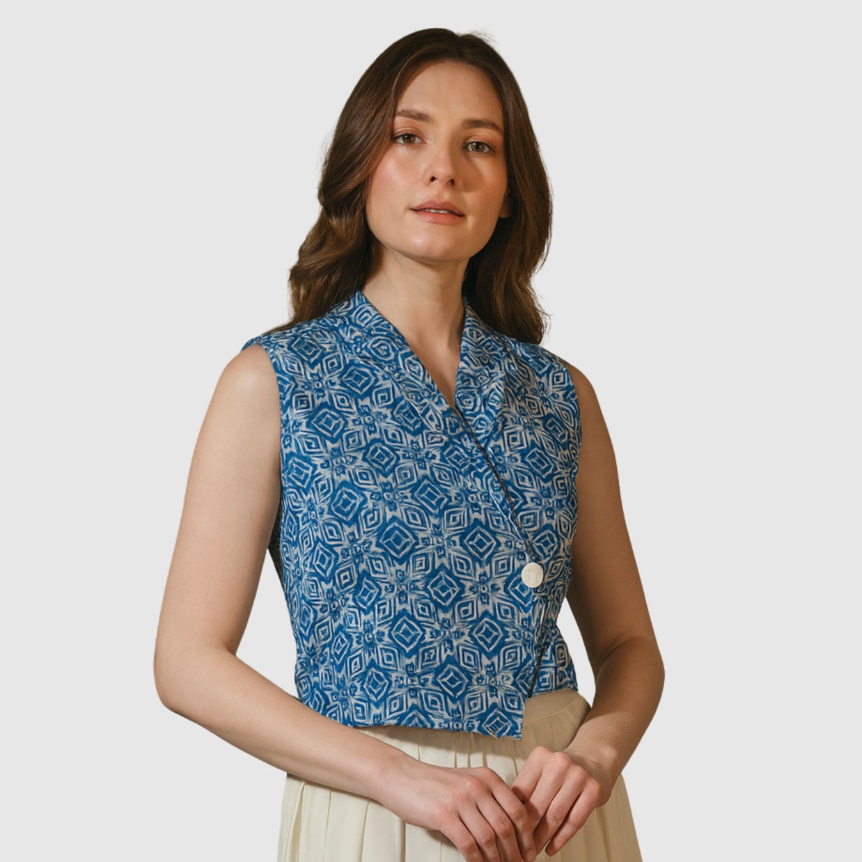 Kichi Batik Dyana Weste Bluse