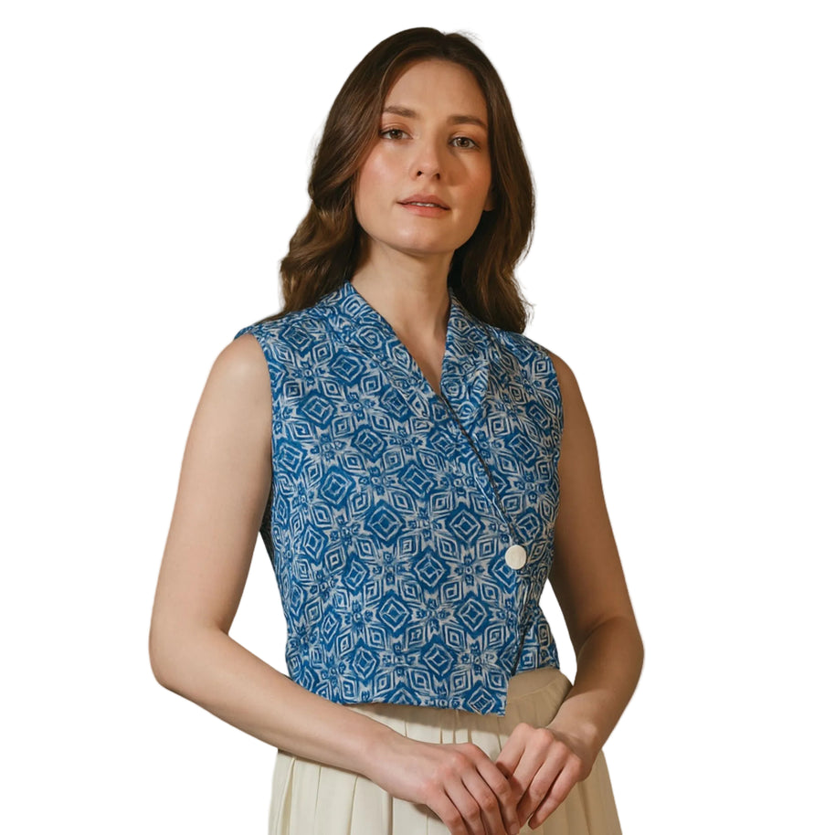 Kichi Batik Dyana Vest Blouse