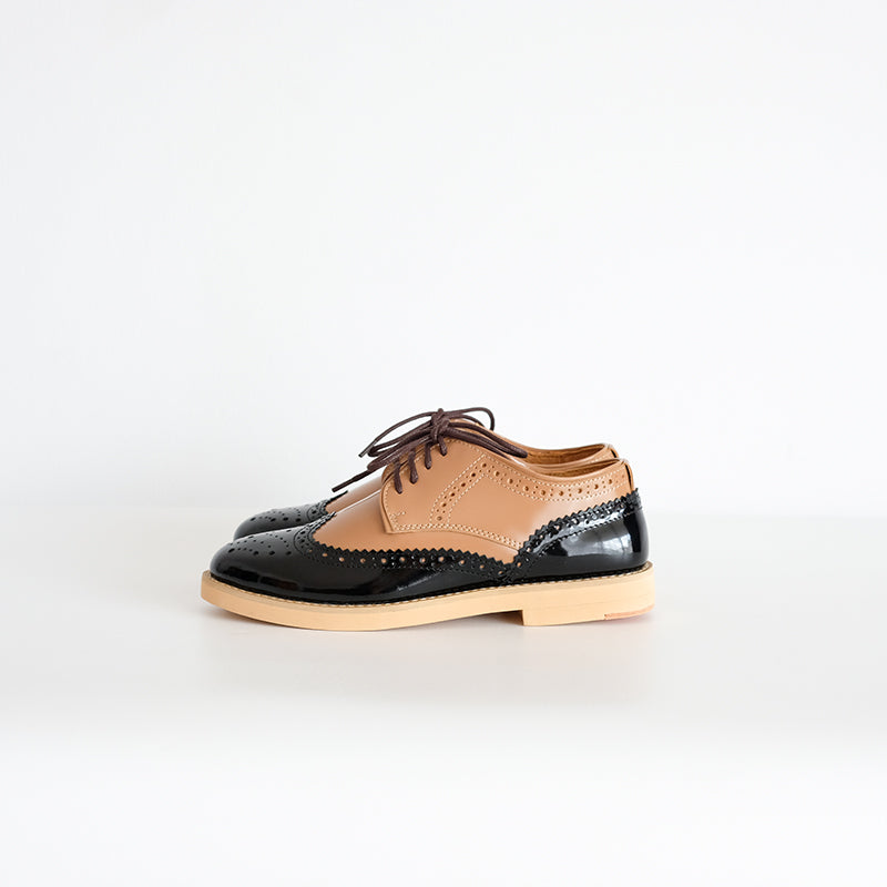 Wingtip Schwarz Creme