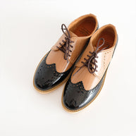 Wingtip Schwarz Creme