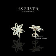TBP 925er Silber Filigran Jasmin Ohrstecker