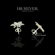 TBP 925er Silber Filigran Jasmin Ohrstecker