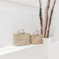 Moyo Woven Seagrass Beach Bag