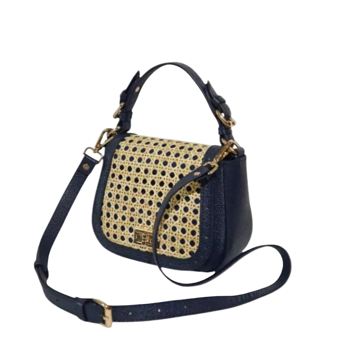 Lalita handwoven rattan bag — natural rattan weave by Jajoo