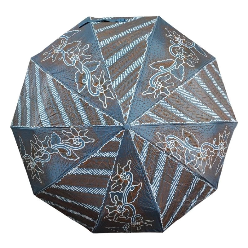 Jumbo-Regenschirm mit Batikmuster