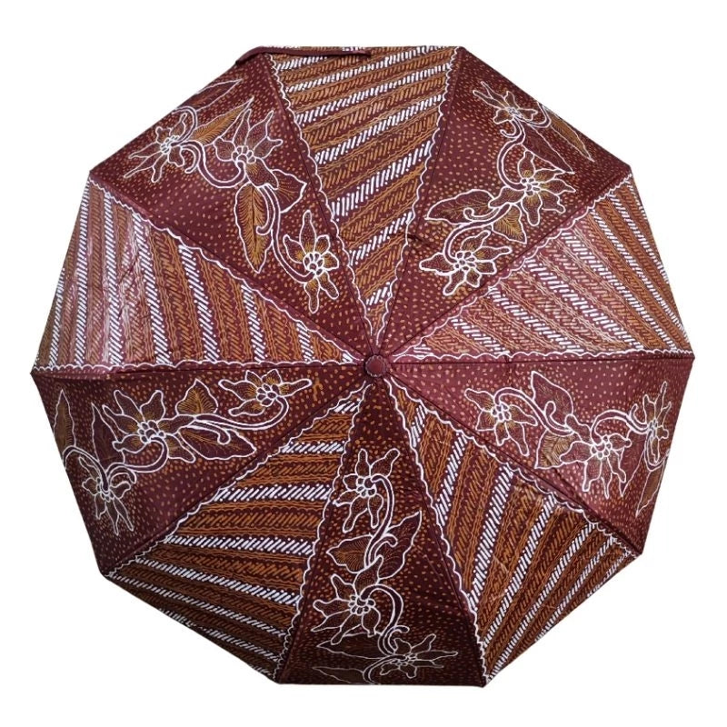 Jumbo-Regenschirm mit Batikmuster