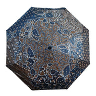 Handgefertigter Batik-Regenschirm in normaler Größe – authentisches indonesisches Design
