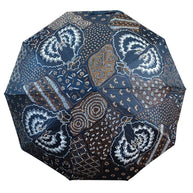 Jumbo-Regenschirm mit Batikmuster