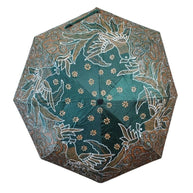Handgefertigter Batik-Regenschirm in normaler Größe – authentisches indonesisches Design