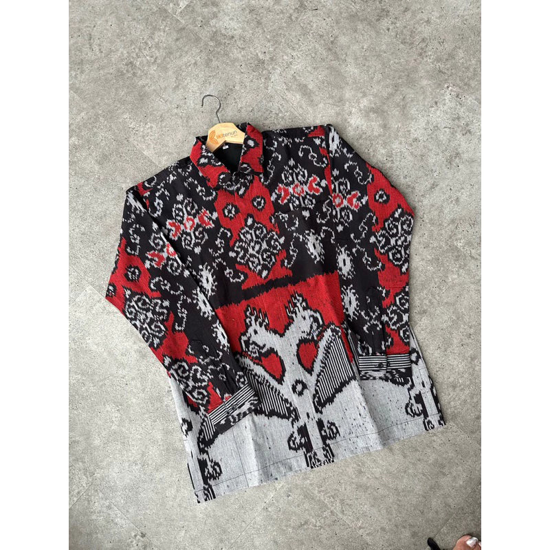 Sellena Long Tenun Kleid