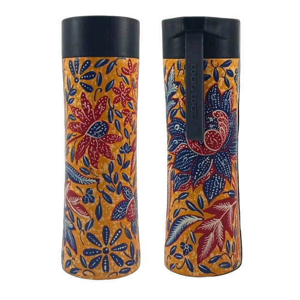 Tirta handpainted batik water bottle, 400 ml, by Jajoo
