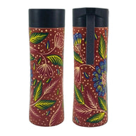 Tirta batik water bottle, reusable eco-friendly artisan drinkware